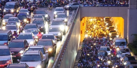 ハノイ、交通渋滞