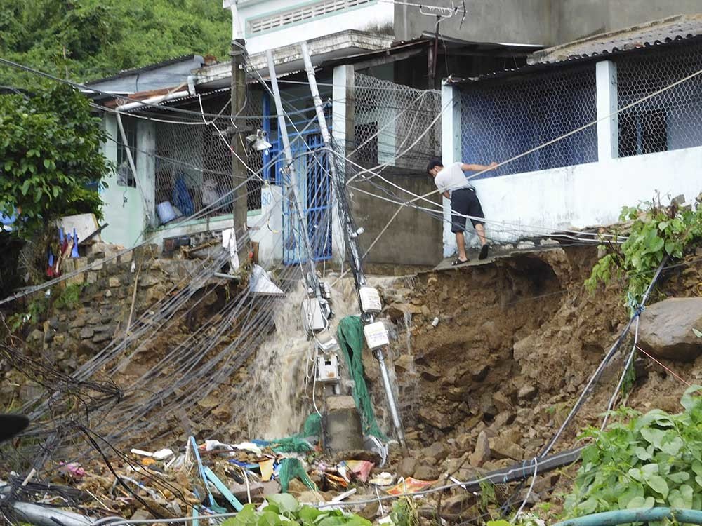 ニャチャン、洪水被害