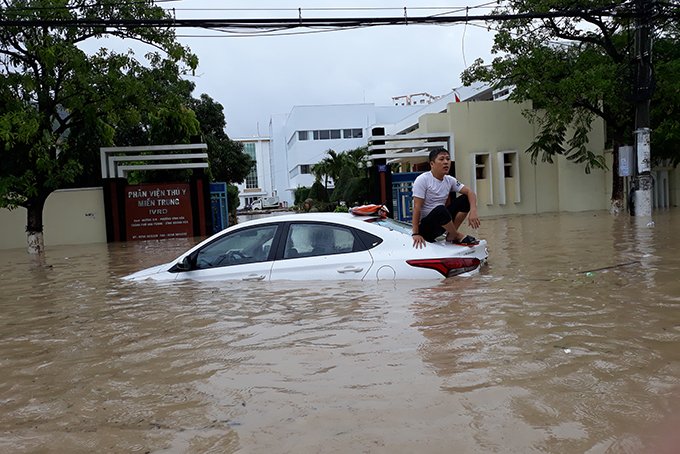 ニャチャン、洪水被害